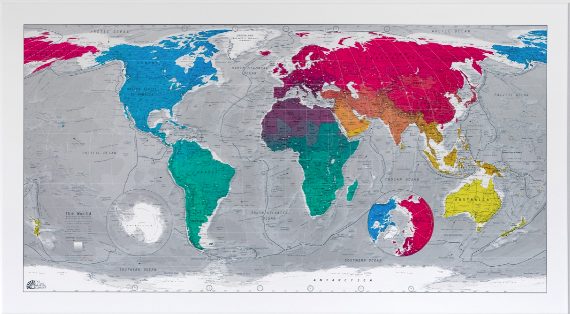 Wall Maps of the World