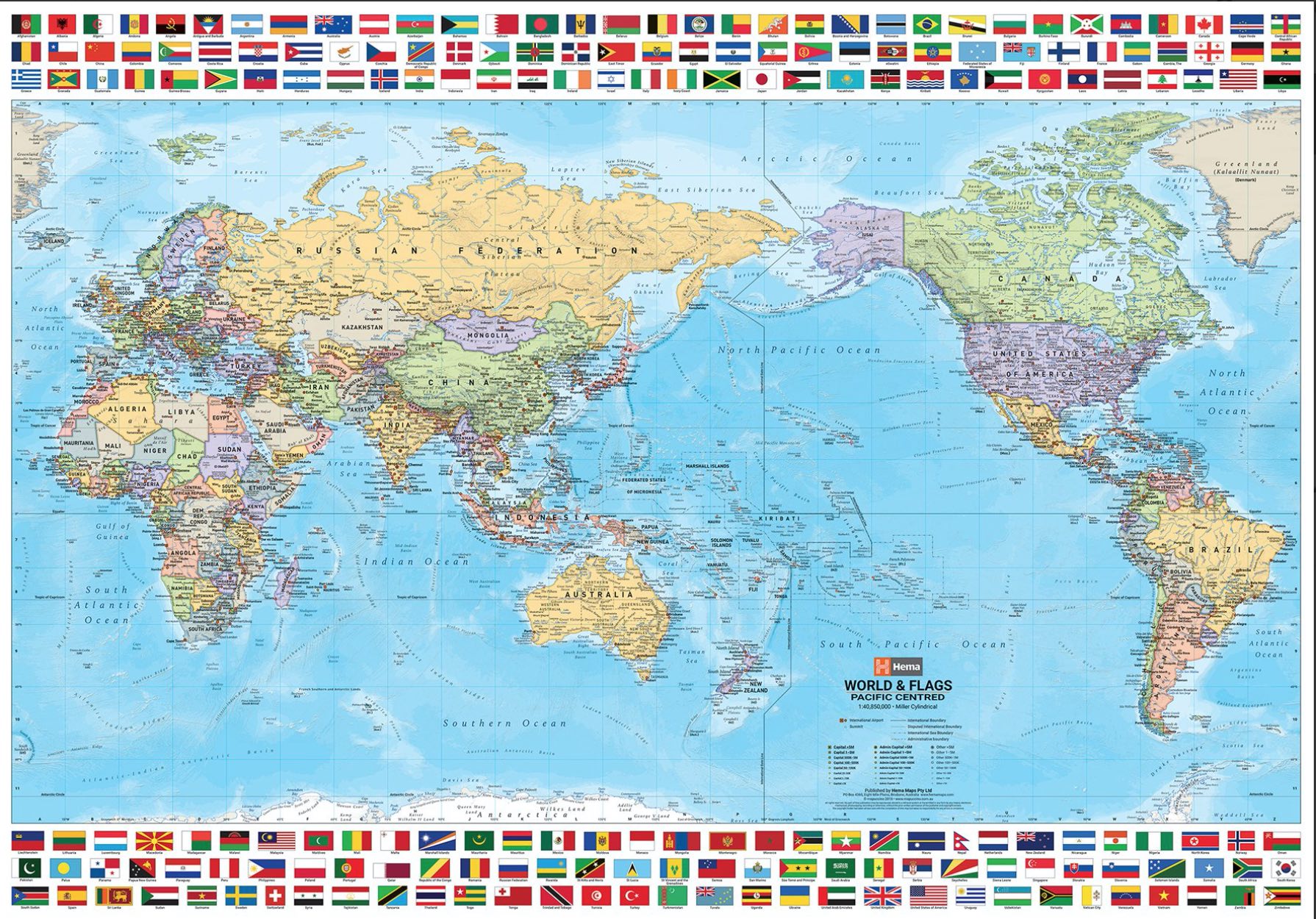 Oorzaak Humanistisch eerlijk Hema World Map with Flags